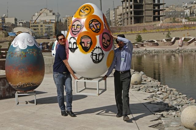 گزارش تصویری از جشنواره تخم مرغ‌های نوروزی